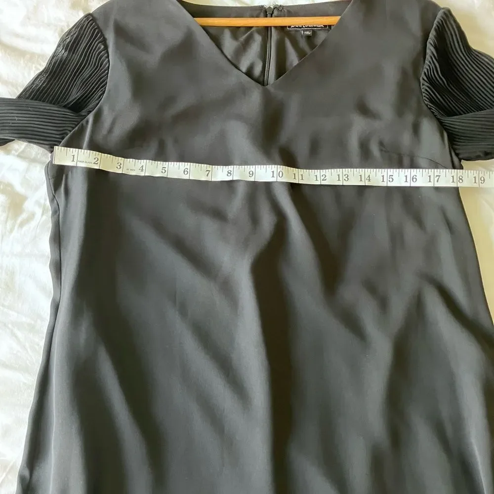 SAM EDELMAN Black Shift Dress Size 10 - Picture 5 of 11